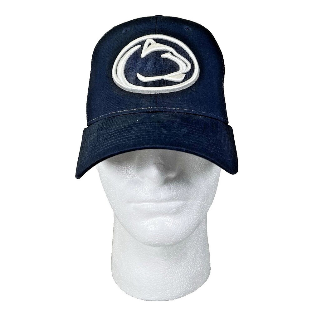 Penn State Nittany Lions NCAA Zephyr Snapback Trucker Style Hat Blue/White EUC